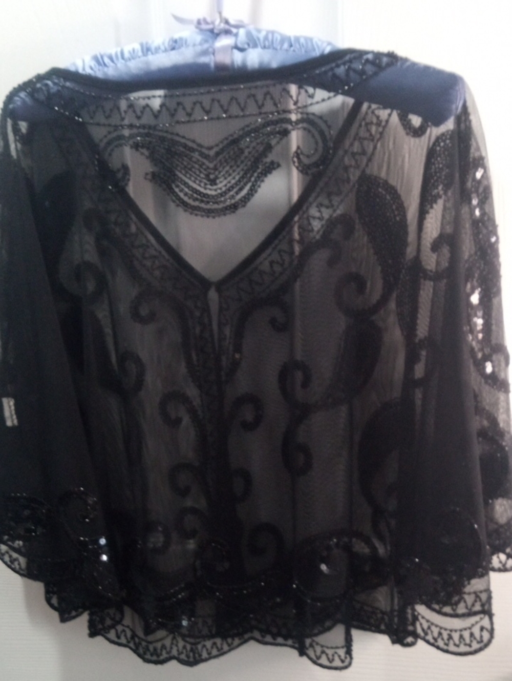 VINTAGE INSPIRED 1920'S SHRUG SHAWL - Picture 6 of 8